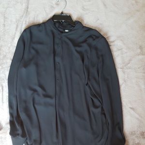 Nice black button down